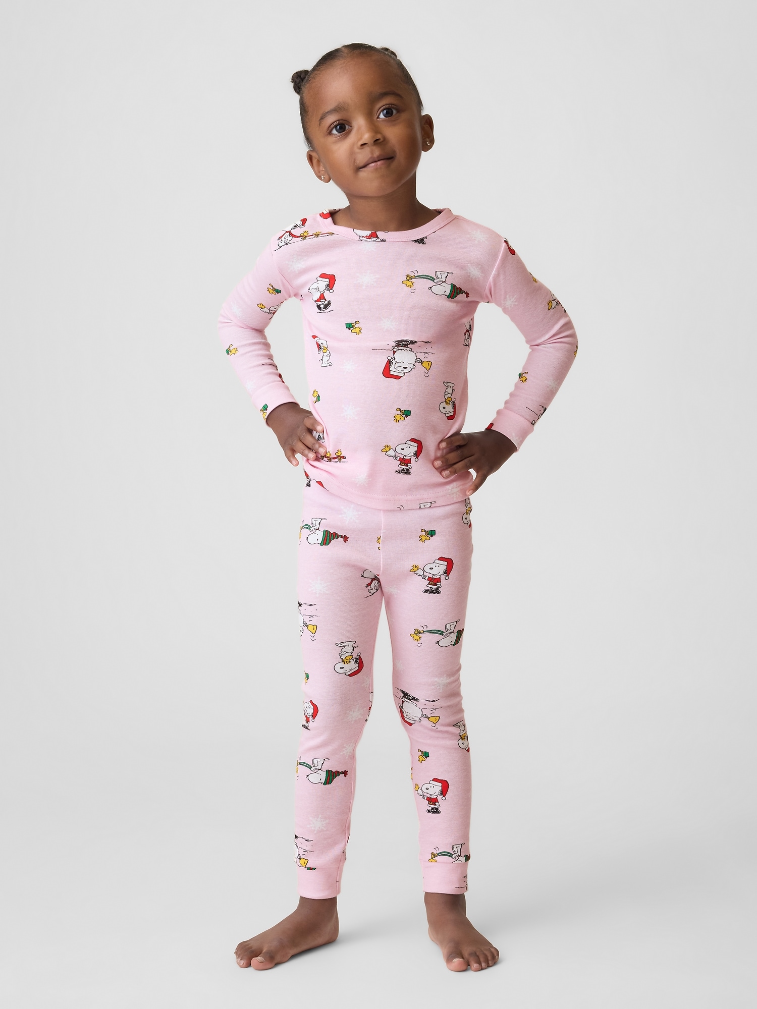 Kids & babyGap Peanuts X-Mas Print PJ Set