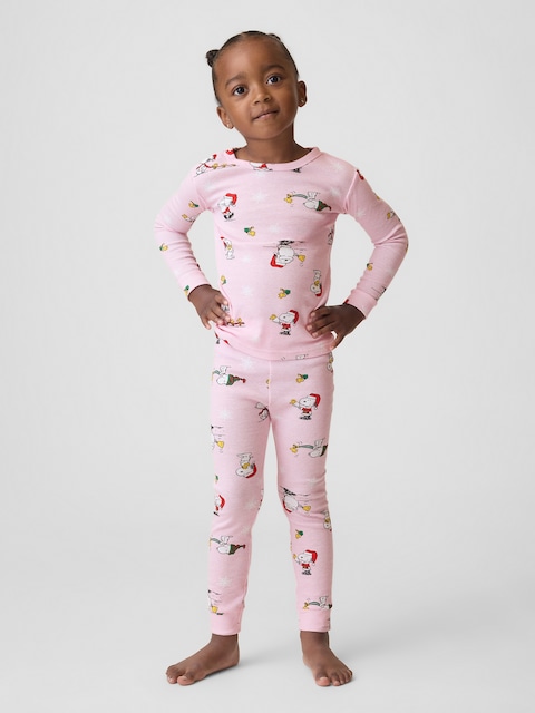 Kids & babyGap Peanuts X-Mas Print PJ Set