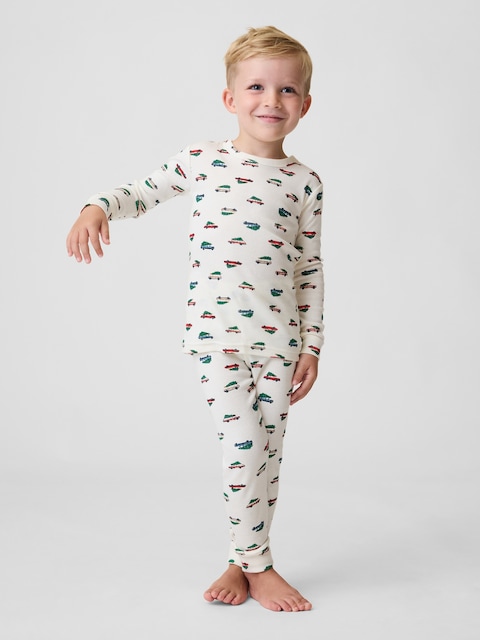 Kids & babyGap X-Mas Tree Print PJ Set