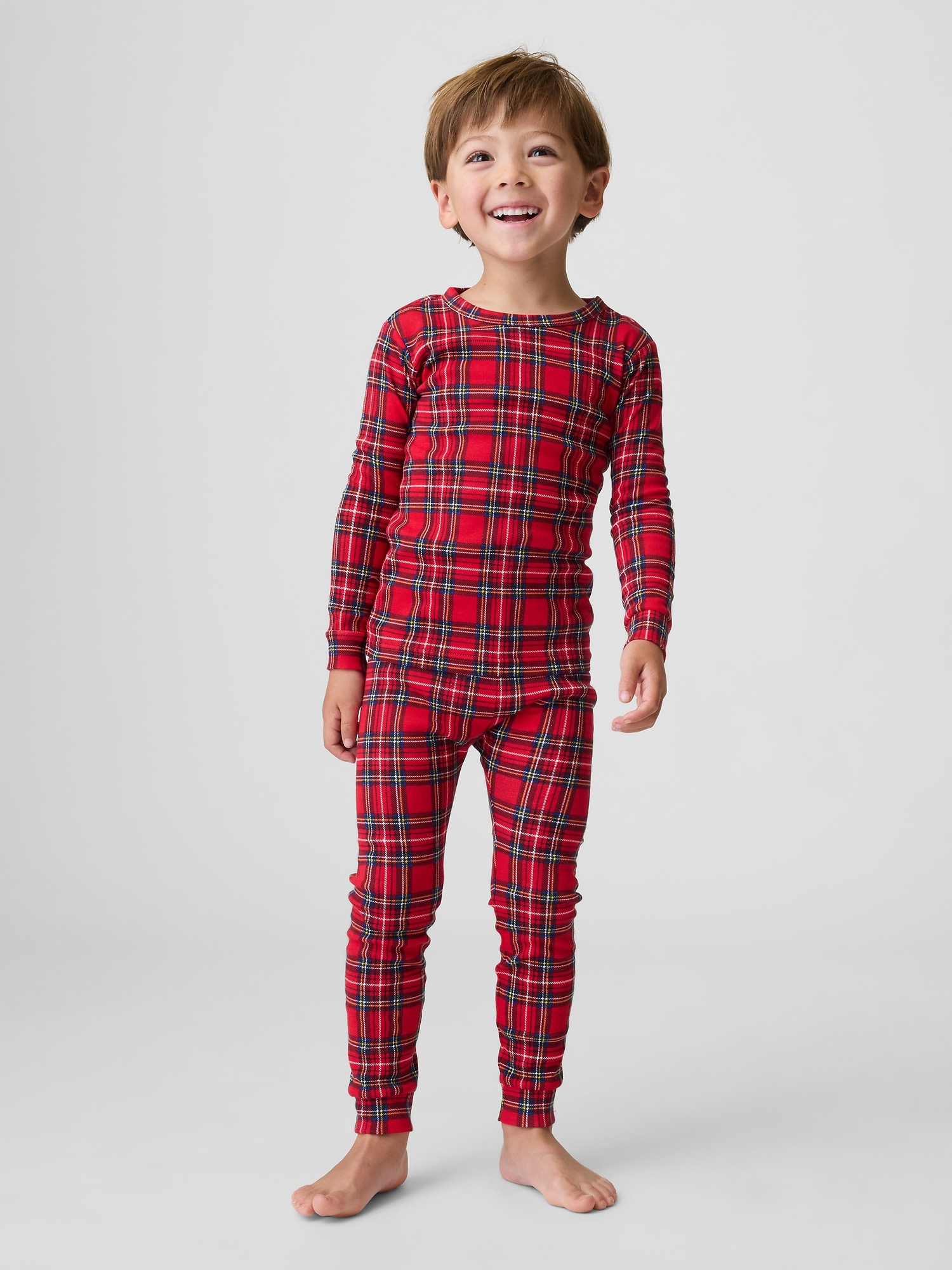 Kids & babyGap Plaid PJ Set