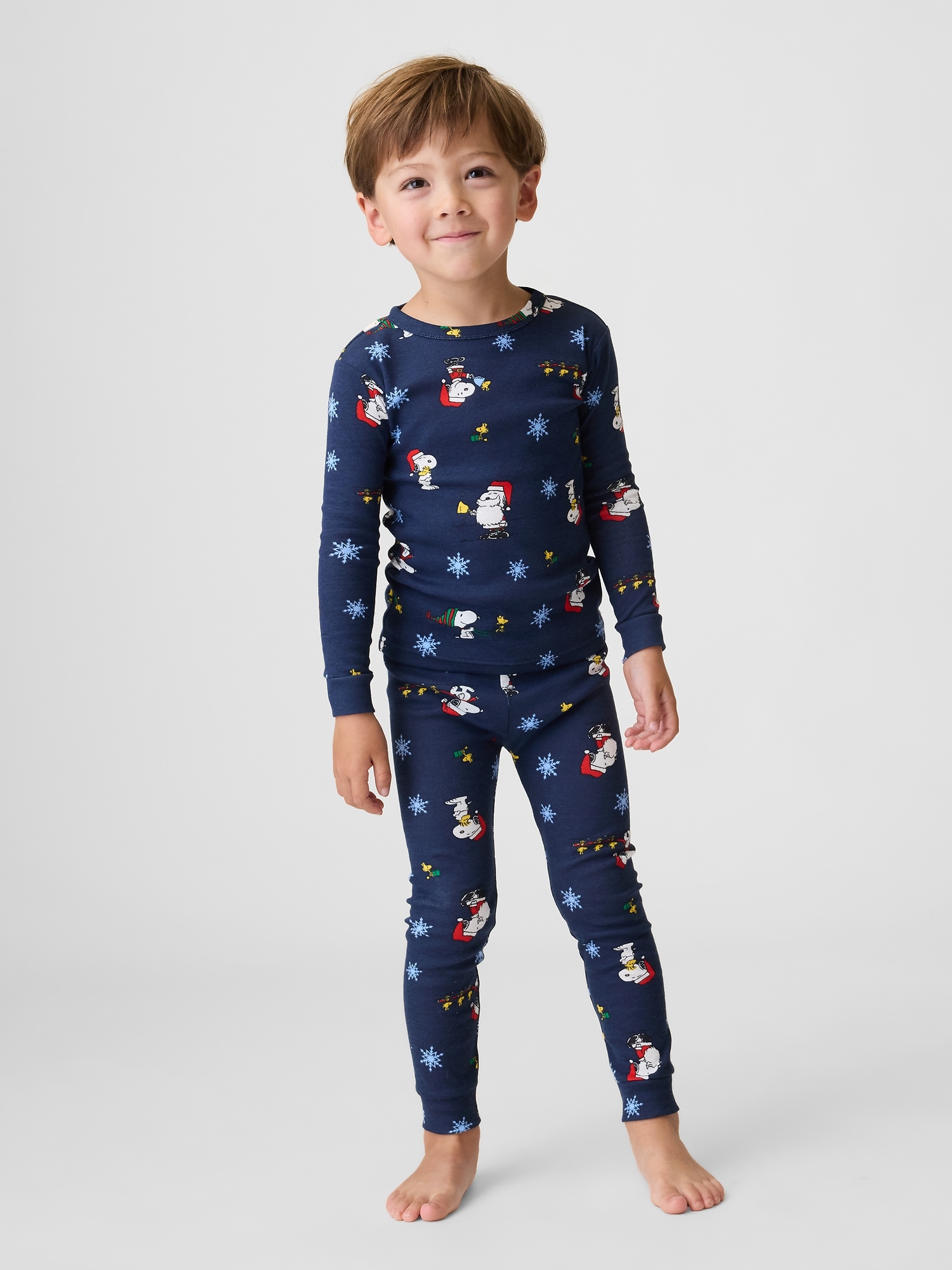 Kids & babyGap Peanuts X-Mas Print PJ Set