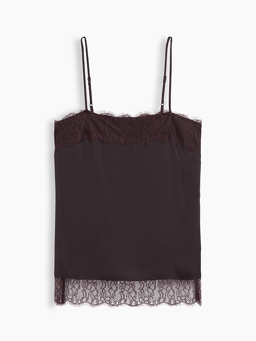 Satin Lace-Trim Cami | Gap Factory
