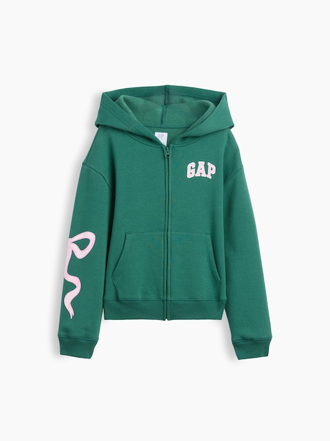 Kids Relaxed Gap Logo Zip Hoodie