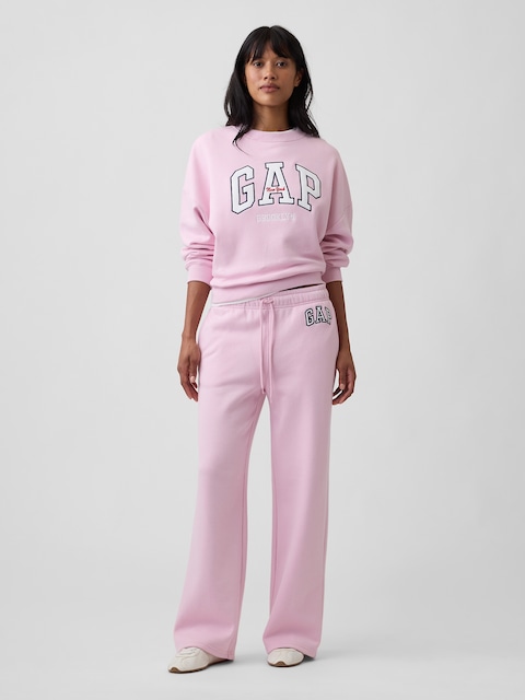 Gap Graphic Relaxed Straight-Leg Sweatpants