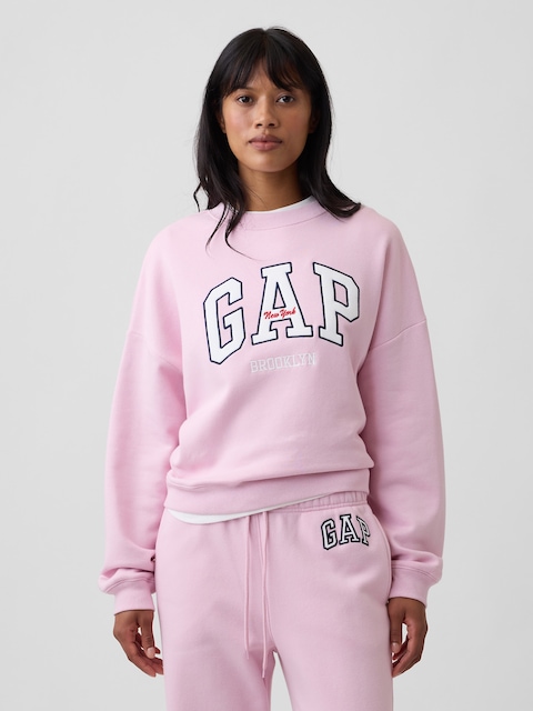 Oversized Wedge Crewneck Sweatshirt