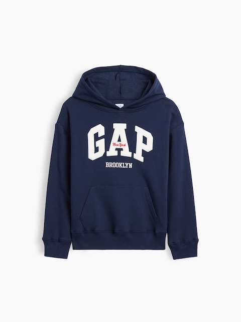 Kids Relaxed Gap Brooklyn Logo Hoodie