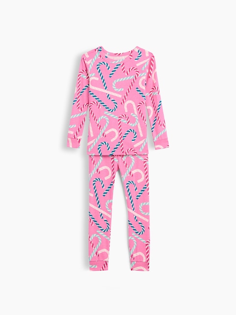 babyGap Candy Cane Print PJ Set