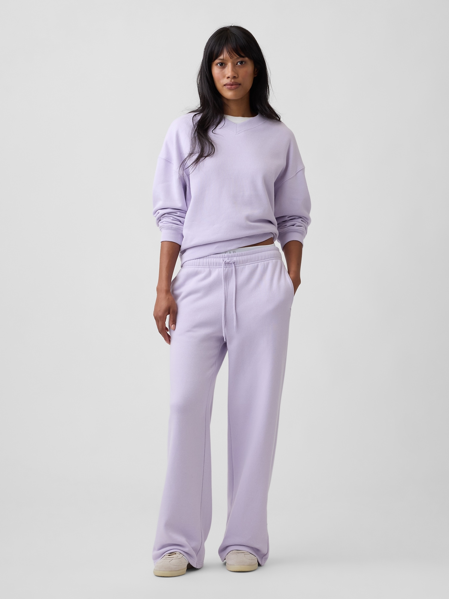 Relaxed Straight-Leg Sweatpants