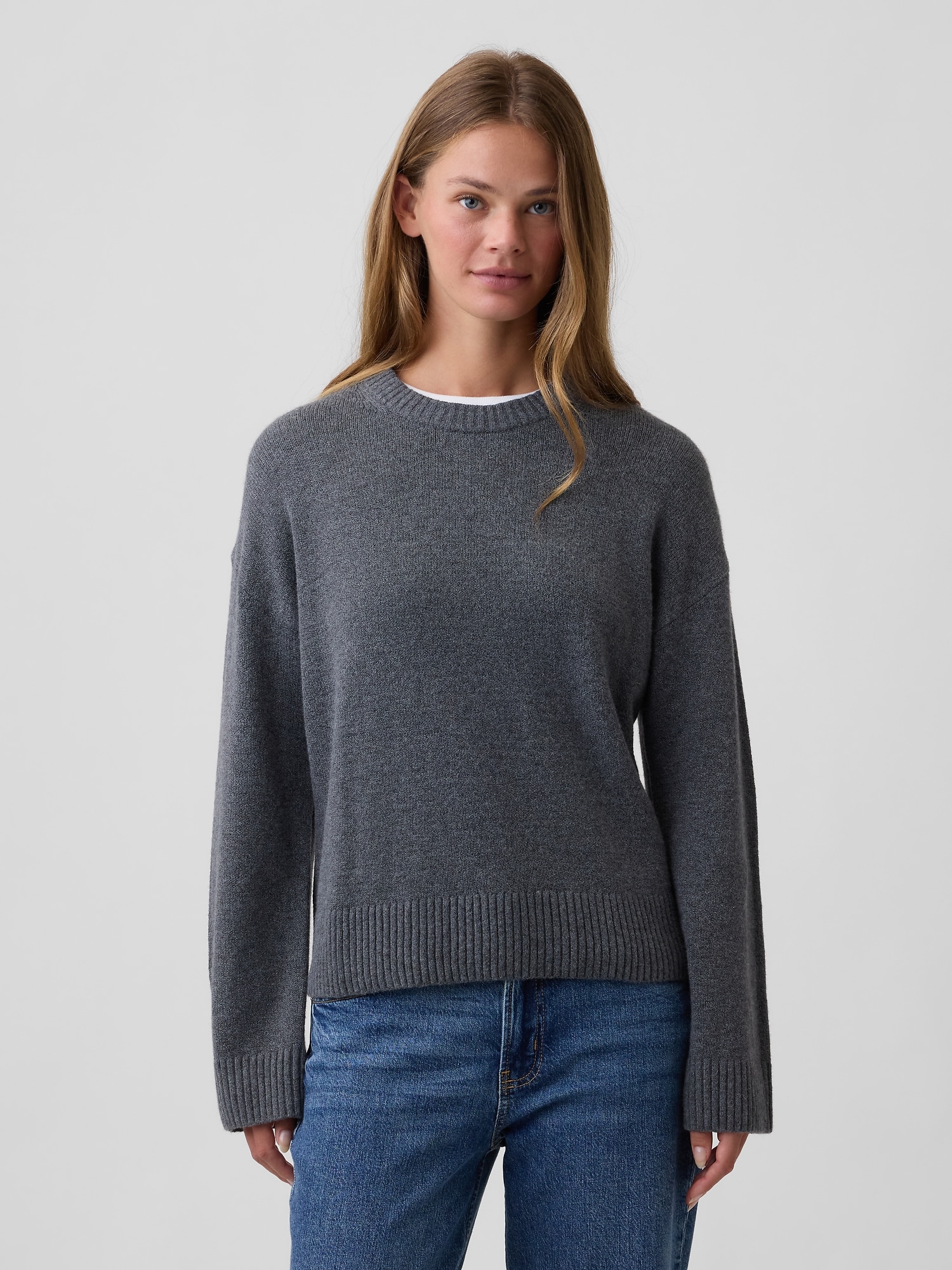 Cashsoft Relaxed Crewneck Sweater