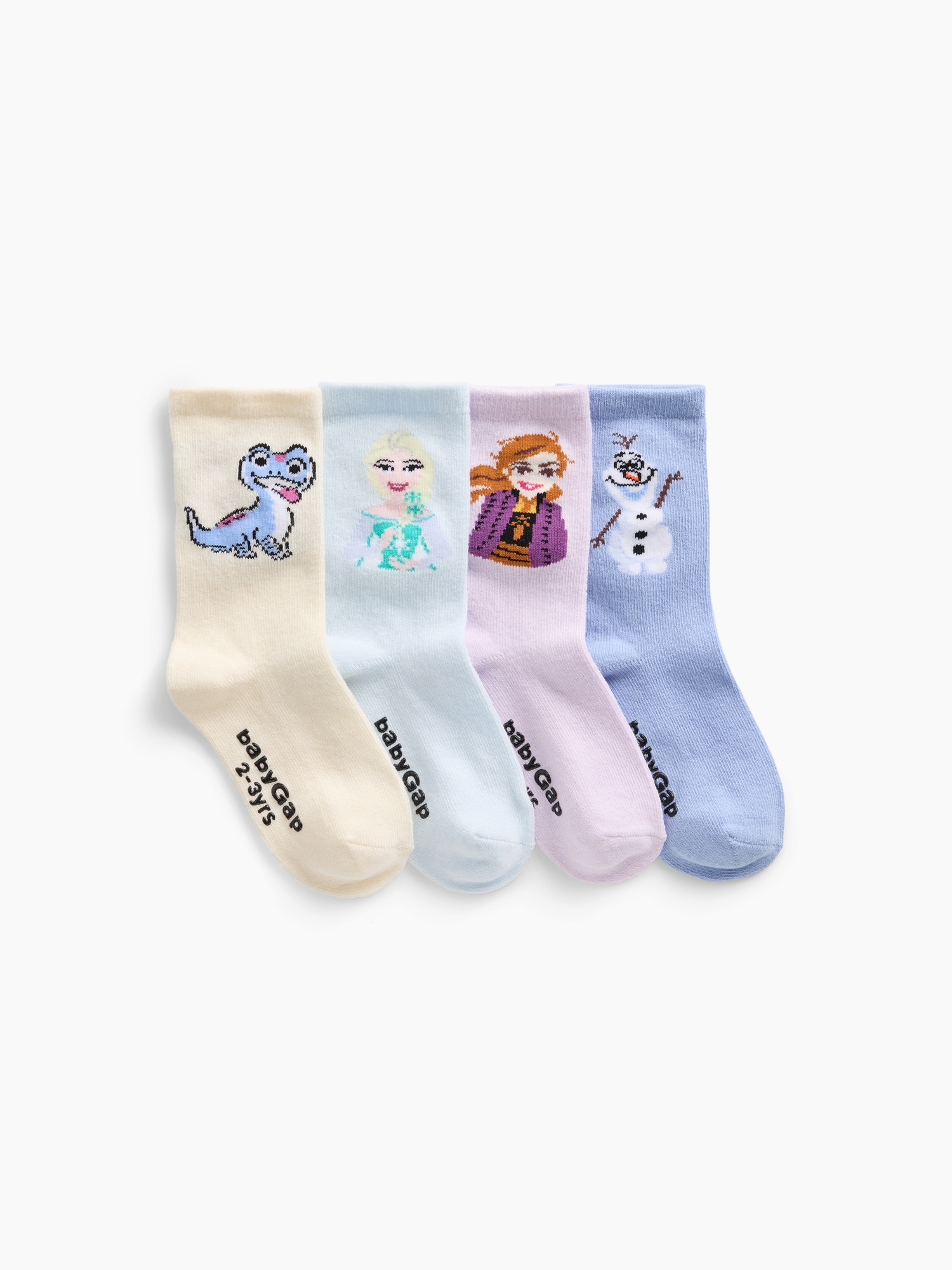 babyGap × Disney Frozen Crew Socks (4-Pack)