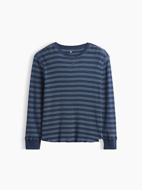 Kids Waffle-Knit Crewneck T-Shirt