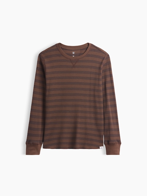 Kids Waffle-Knit Crewneck T-Shirt