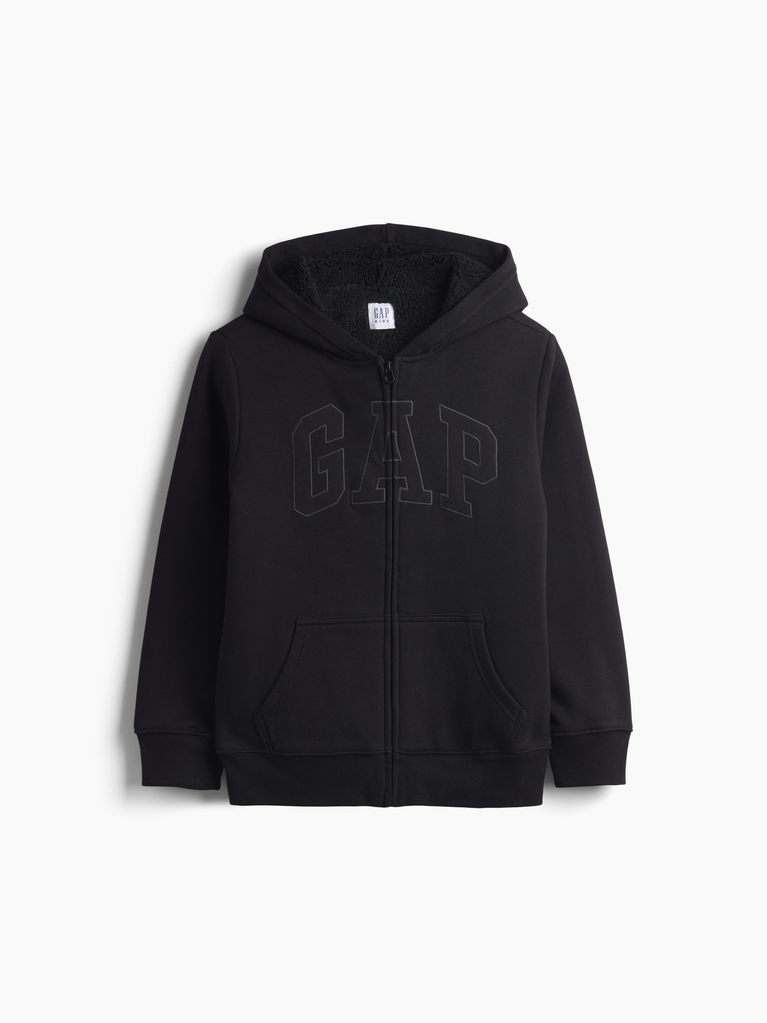 Kids Sherpa-Lined Zip Hoodie