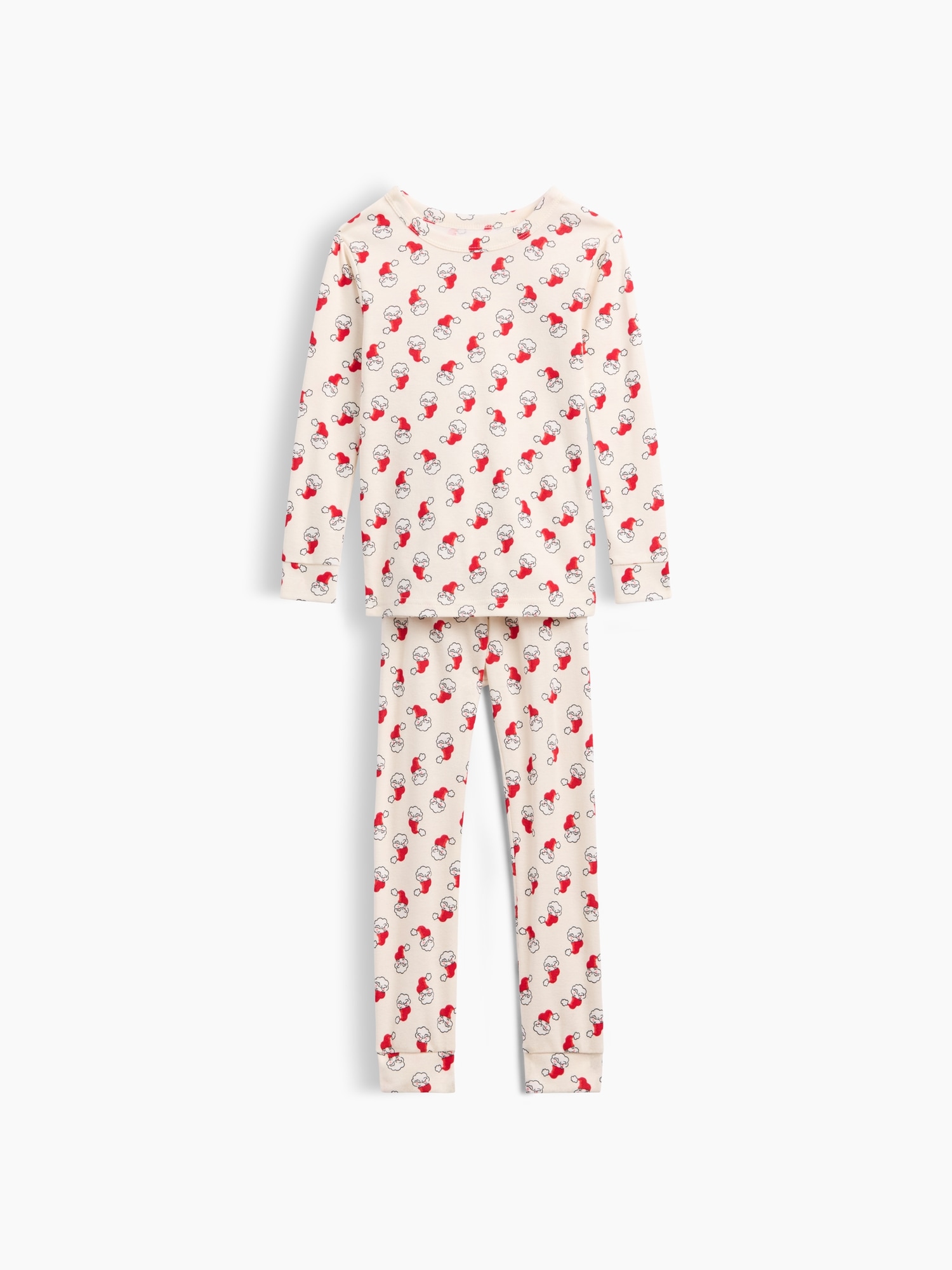 Kids & babyGap Santa Print PJ Set