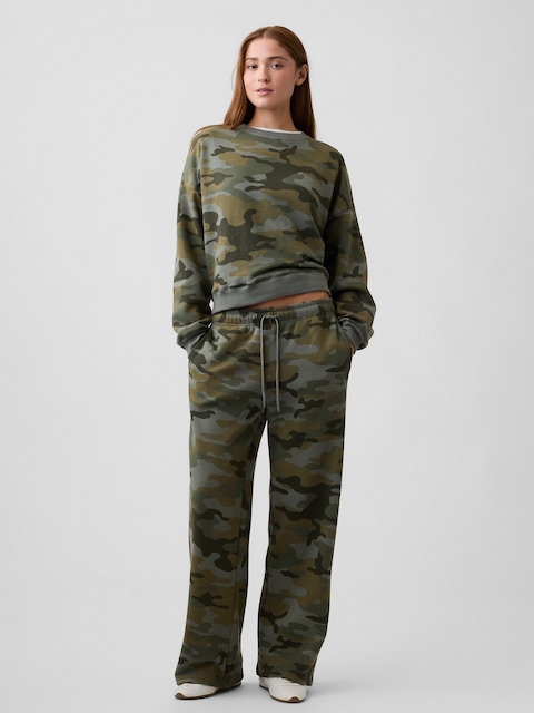 Relaxed Straight-Leg Sweatpants