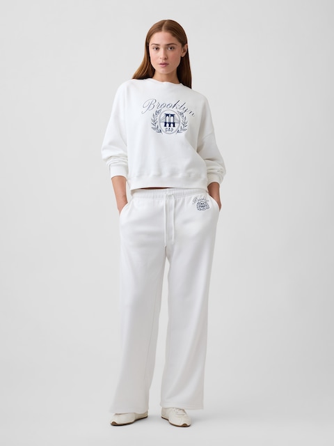 Gap Graphic Relaxed Straight-Leg Sweatpants