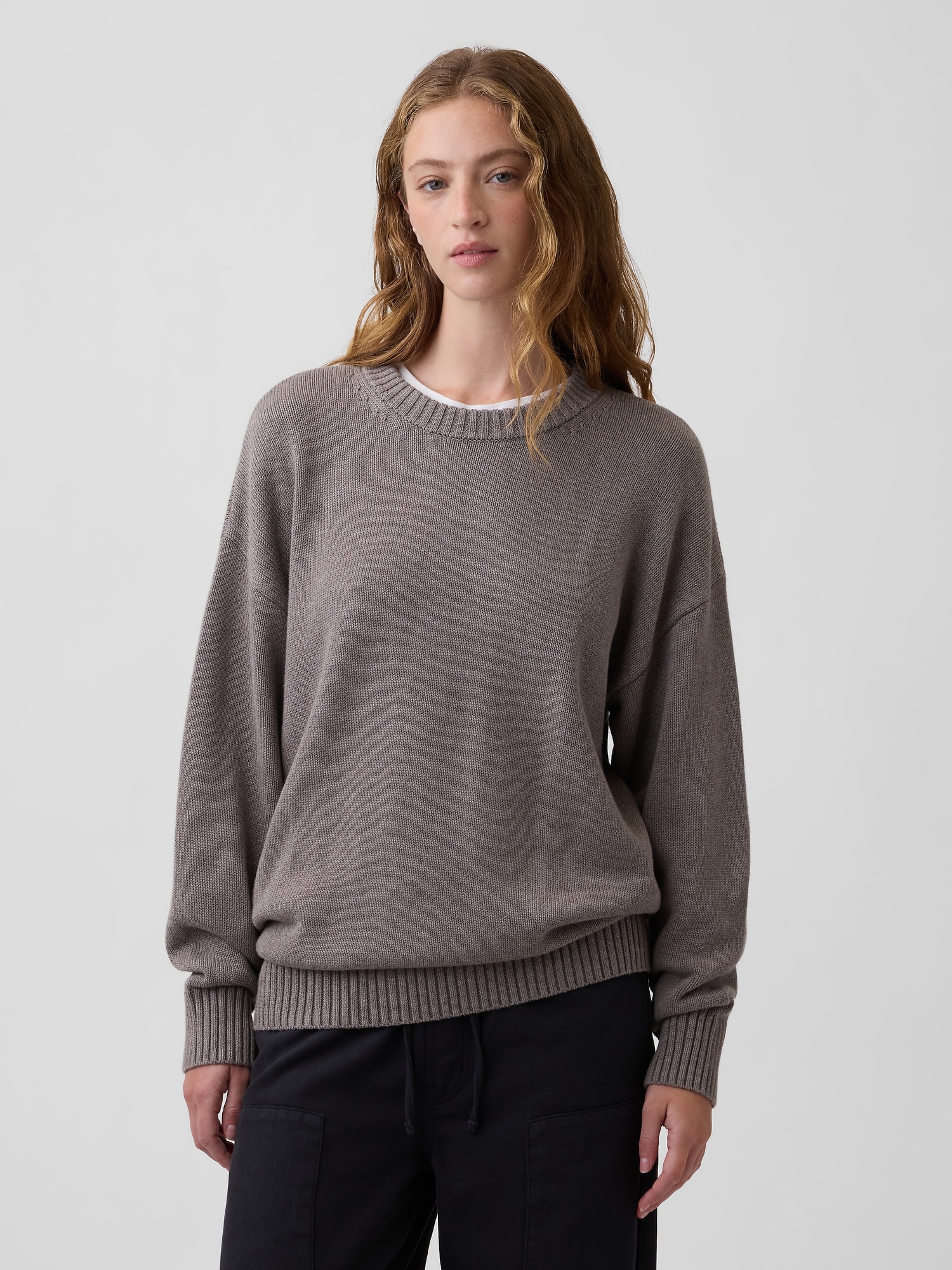 Oversized Crewneck Sweater