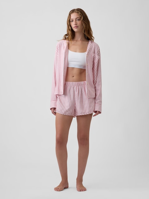 Flannel PJ Shorts