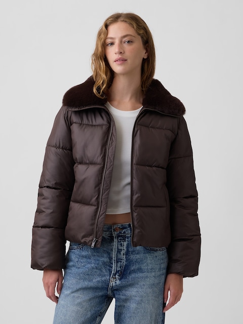 Relaxed Quilted Puffer Jacket