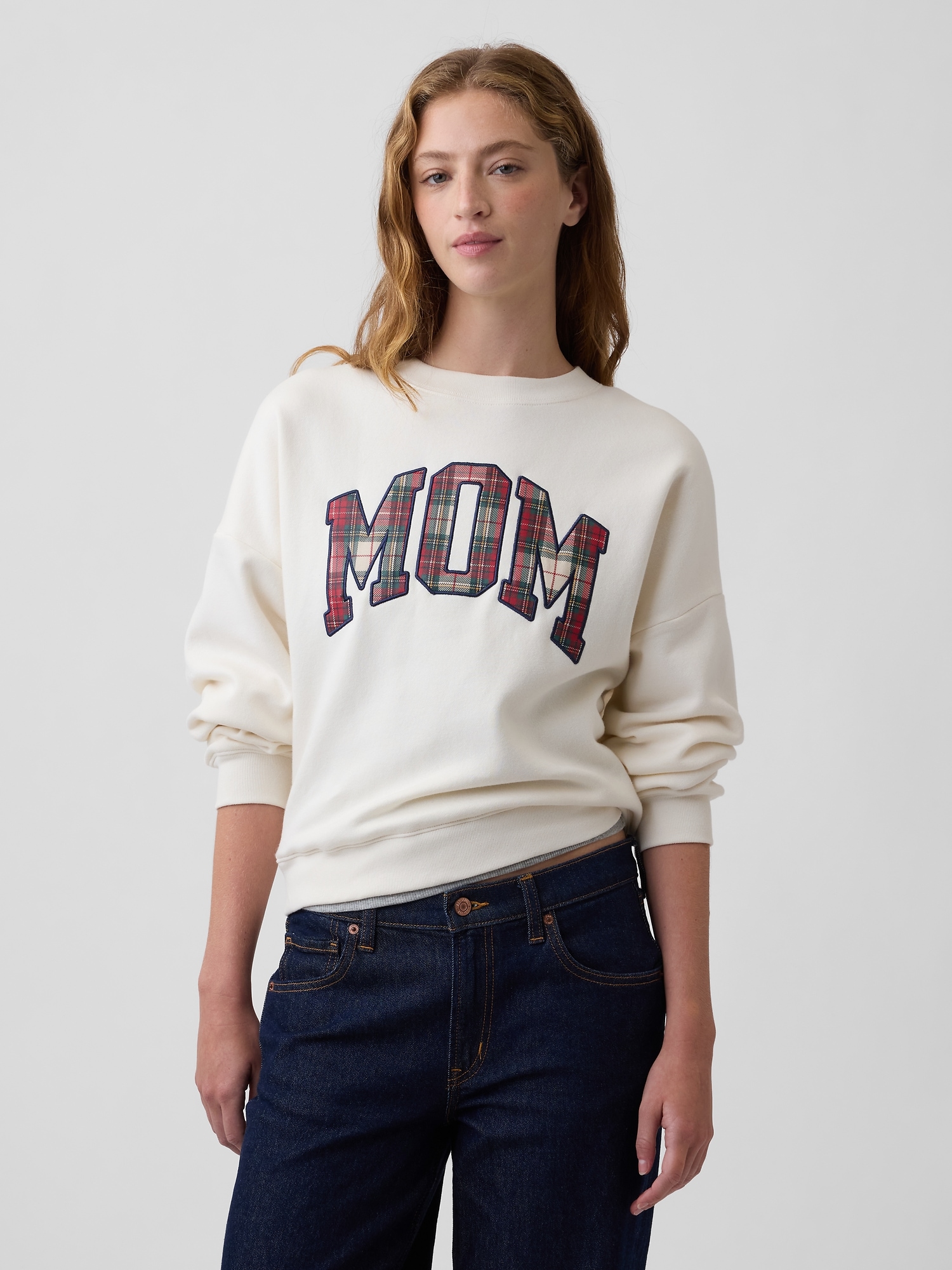 Relaxed Wedge Graphic Sweatshirt