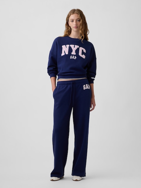 Gap Graphic Relaxed Straight-Leg Sweatpants