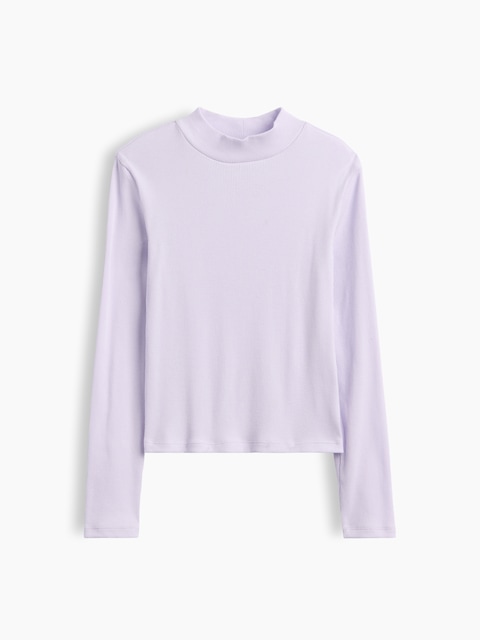 Kids Ribbed Mockneck Top