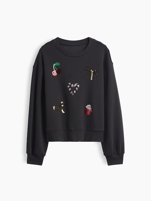 Kids Relaxed Wedge Crewneck Sweatshirt