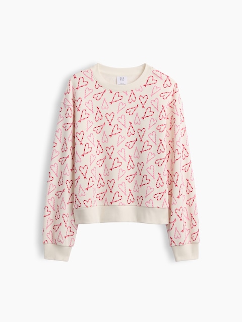 Kids Relaxed Wedge Crewneck Sweatshirt