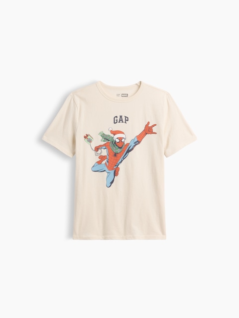 GapKids Marvel Spider-Man X-Mas Graphic T-Shirt