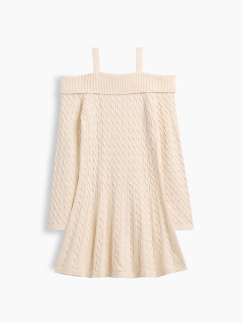 Kids Cable-Knit Sweater Dress