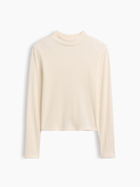 Kids Ribbed Mockneck Top