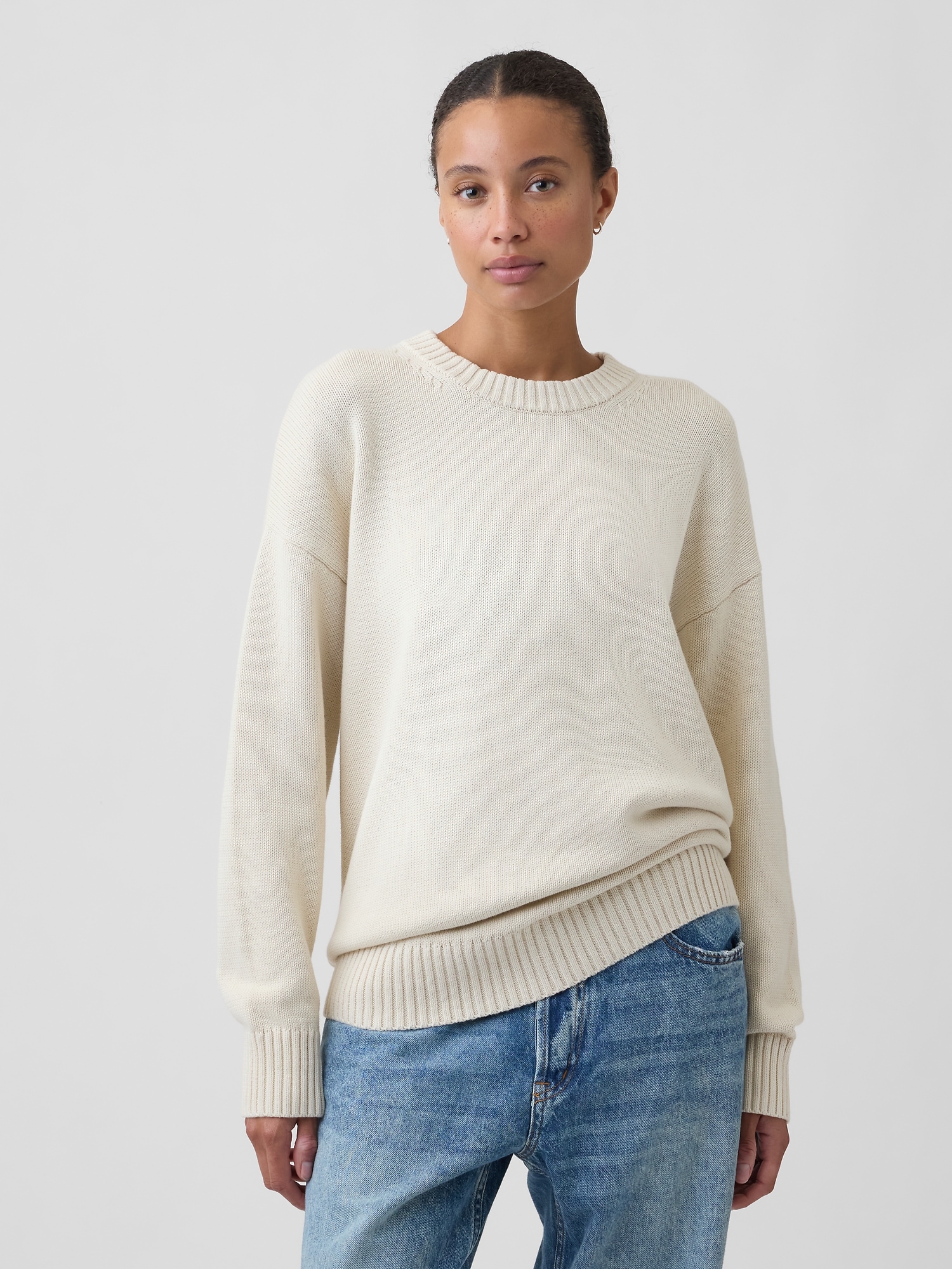 Oversized Crewneck Sweater