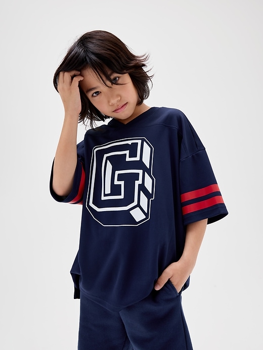 Kids Relaxed Mesh Soccer T-Shirt | Gap Factory