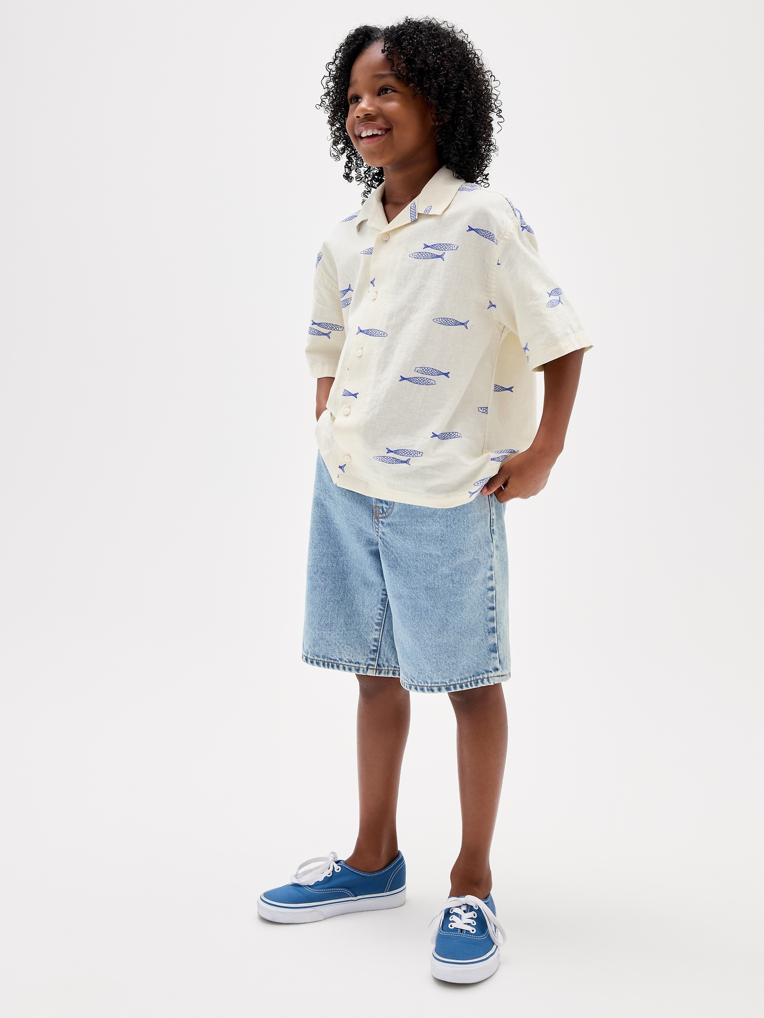 Kids Textured Vacay Shirt