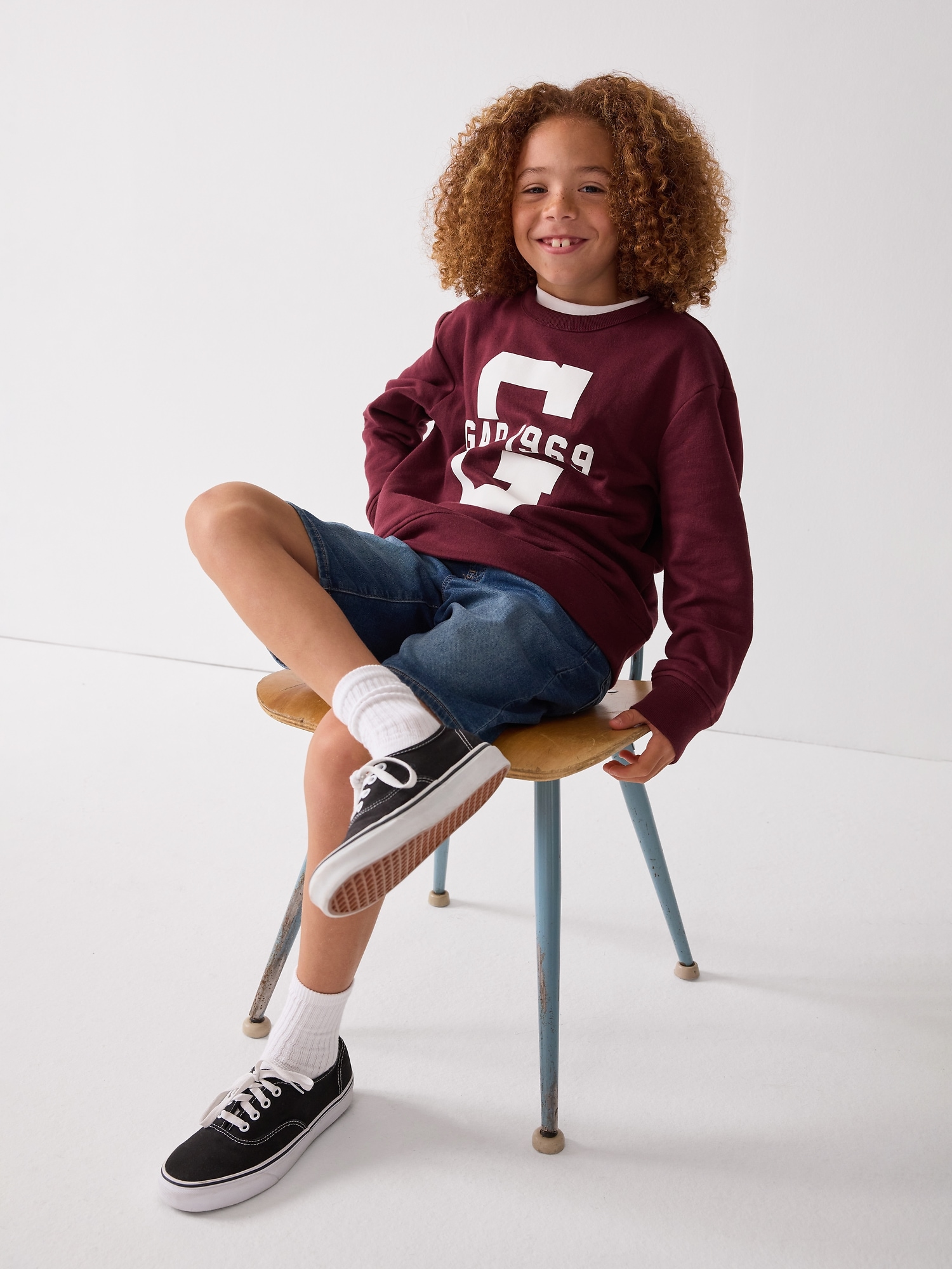 Kids Relaxed Gap Logo Sweatshirt