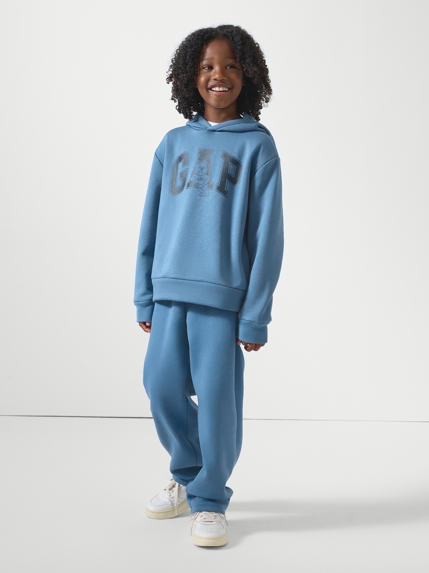 Kids Gap Logo Straight-Leg Sweatpants