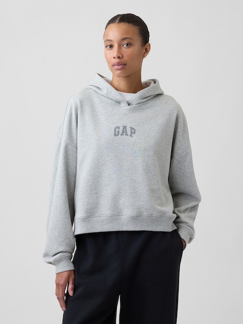Relaxed Gap Mini-Logo Hoodie