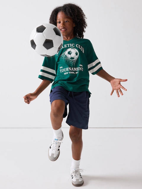 Kids Oversized Soccer T-Shirt