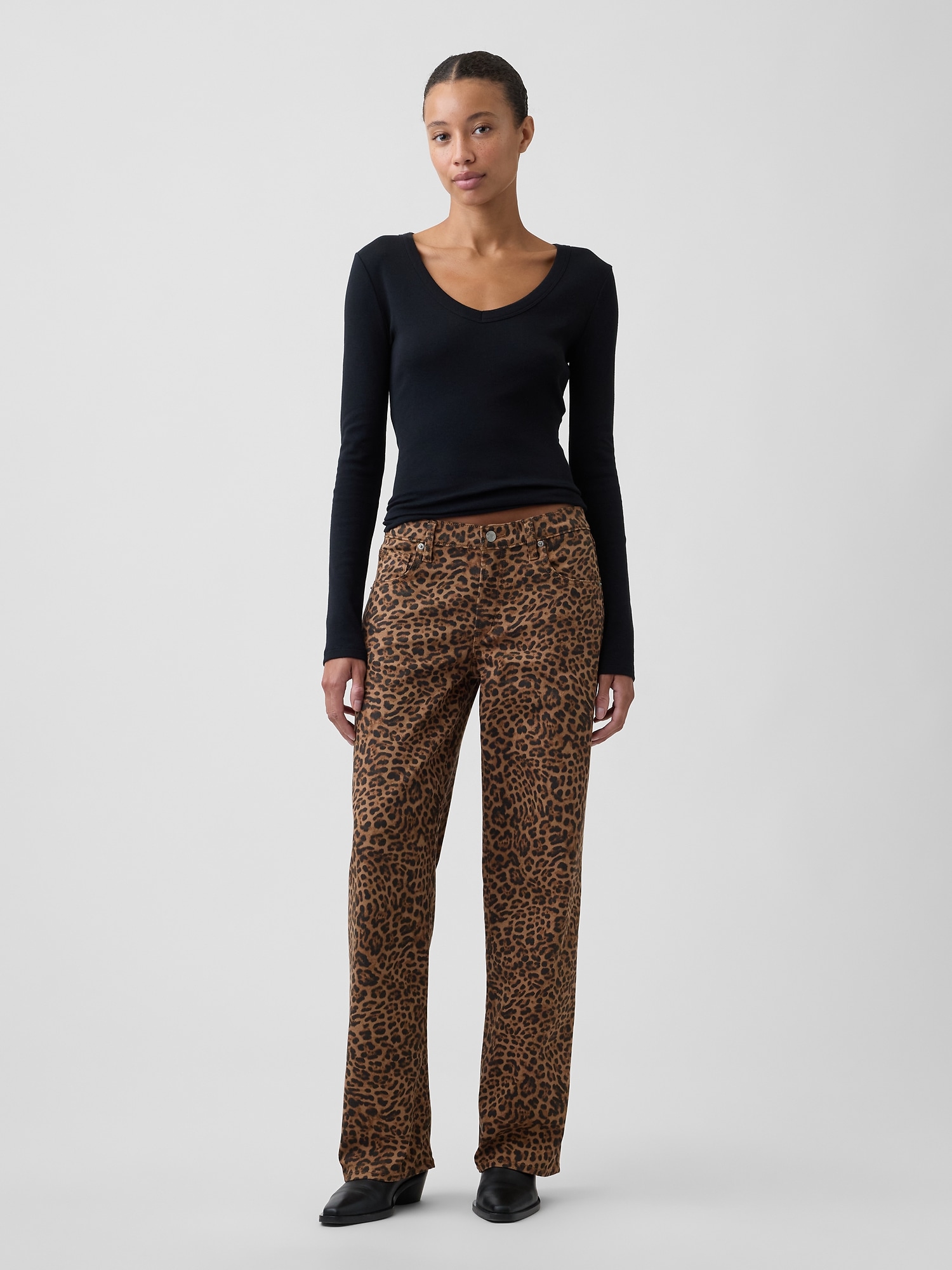 Low Rise '90s Loose Jeans