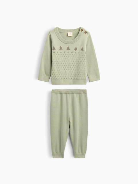 Baby Two-Piece Sweater Outfit Set
