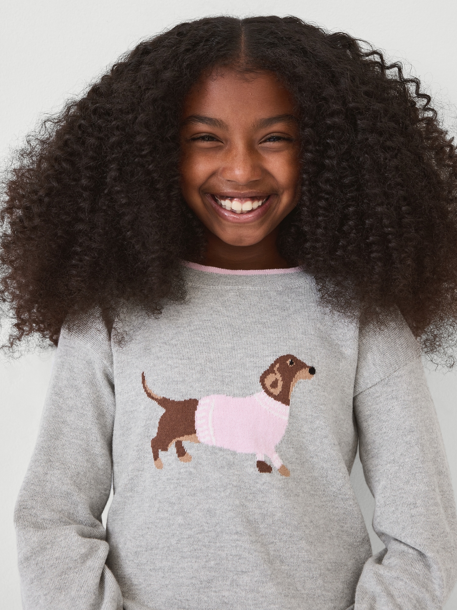 Kids Relaxed Intarsia Sweater