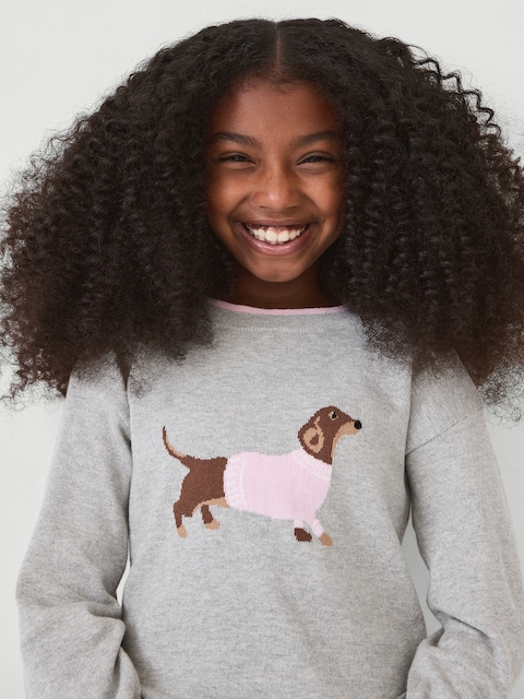 Kids Relaxed Intarsia Sweater