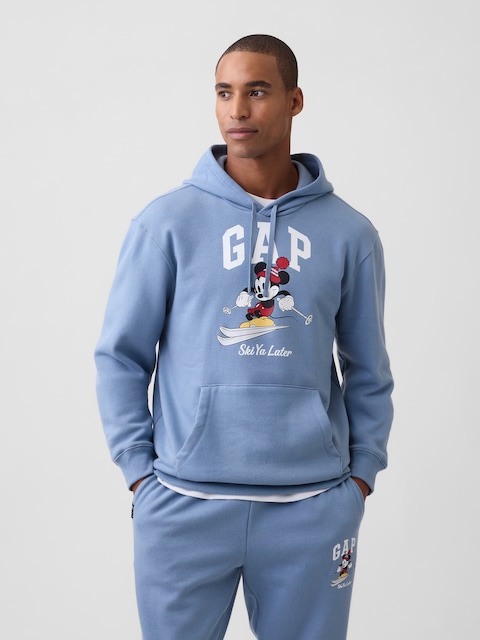 Gap × Disney Mickey Mouse Relaxed Logo Hoodie