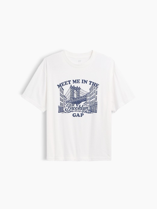 Everyday Soft Relaxed Gap NYC Graphic T-Shirt | Gap Factory