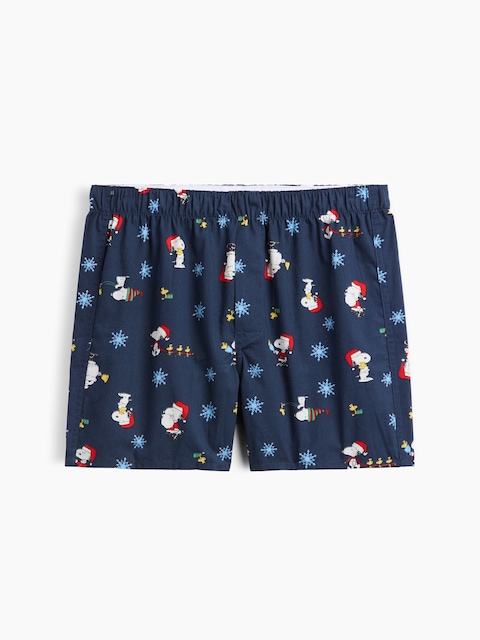 Peanuts 5" X-Mas Print Boxers