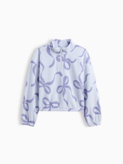 Kids Relaxed Polar Fleece Half-Zip Sweatshirt