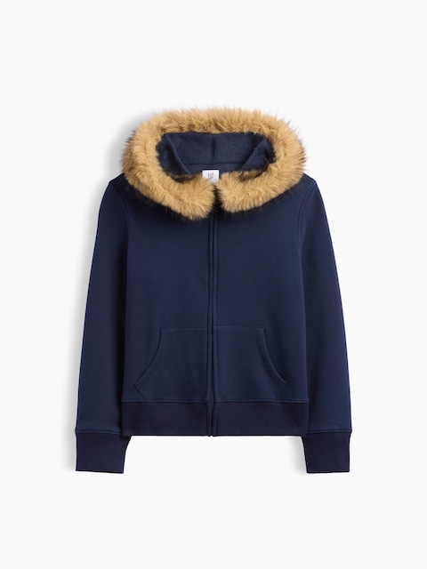 Kids Relaxed Fleece Zip Hoodie