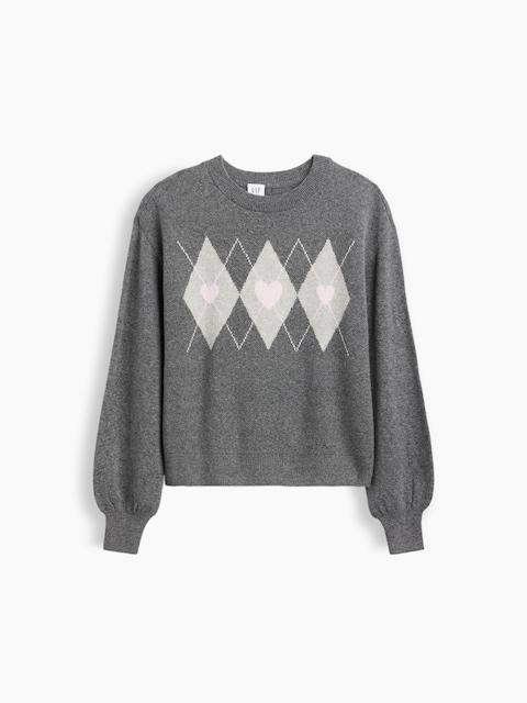Kids CashSoft Relaxed Crewneck Sweater