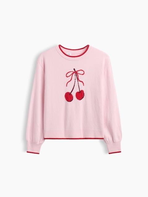 Kids CashSoft Relaxed Crewneck Sweater