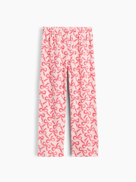 Kids Straight-Leg Microfleece PJ Pants